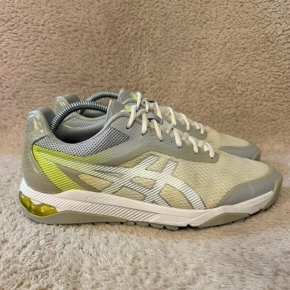 ASICS Gel Course Ace Spikeless Golf Shoes Mens 8.5 Grey Lime Green 1111A183